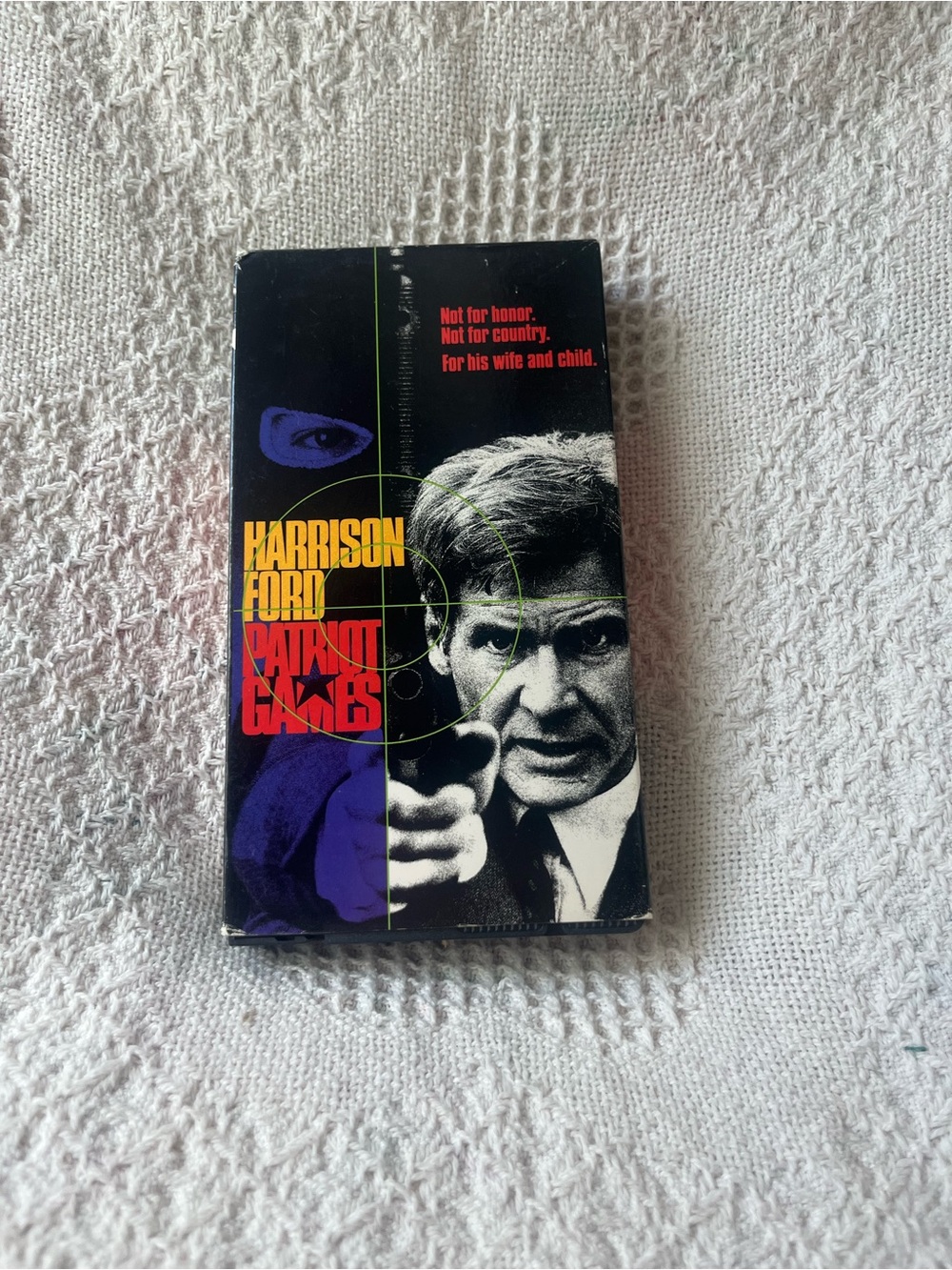 Harrison Ford Patriot Games VHS Movie - Black